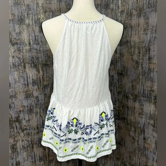 Anthropologie Maeve Neela Embroidered Babydoll Top - Picture 9 of 9